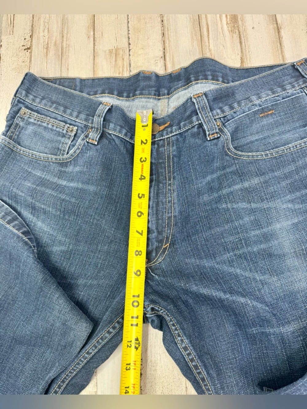 Vintage Levis 514 Pants Jeans Men 36x32 Denim Stretch Blue Straight - Picture 9 of 13